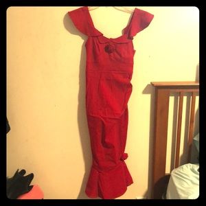 Fun red party dress!!